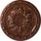 Ekena Millwork Baile Ceiling Medallion (Fits Canopies up to 3 1/4"), Hand-Painted Copper Penny, 20"OD x 1 5/8"P CM20BLCPS - alternate 1